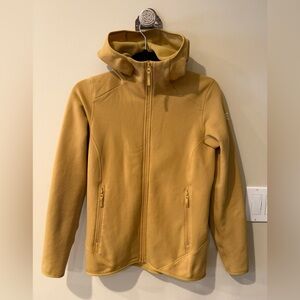 Arcteryx Kyanite Hoodie Womens XS Fleece Lined Outdoor Yellow Daisy Daze
